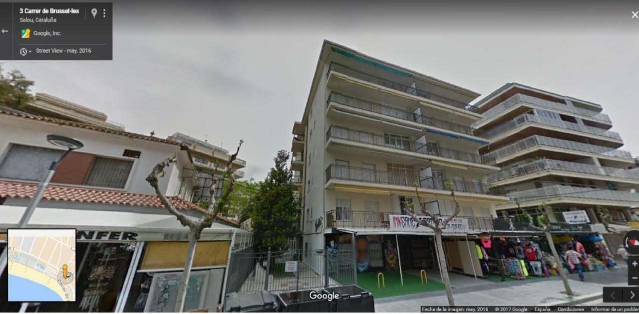Apartamento 1 Linea De Playa + Parking! Салоу Екстериор снимка